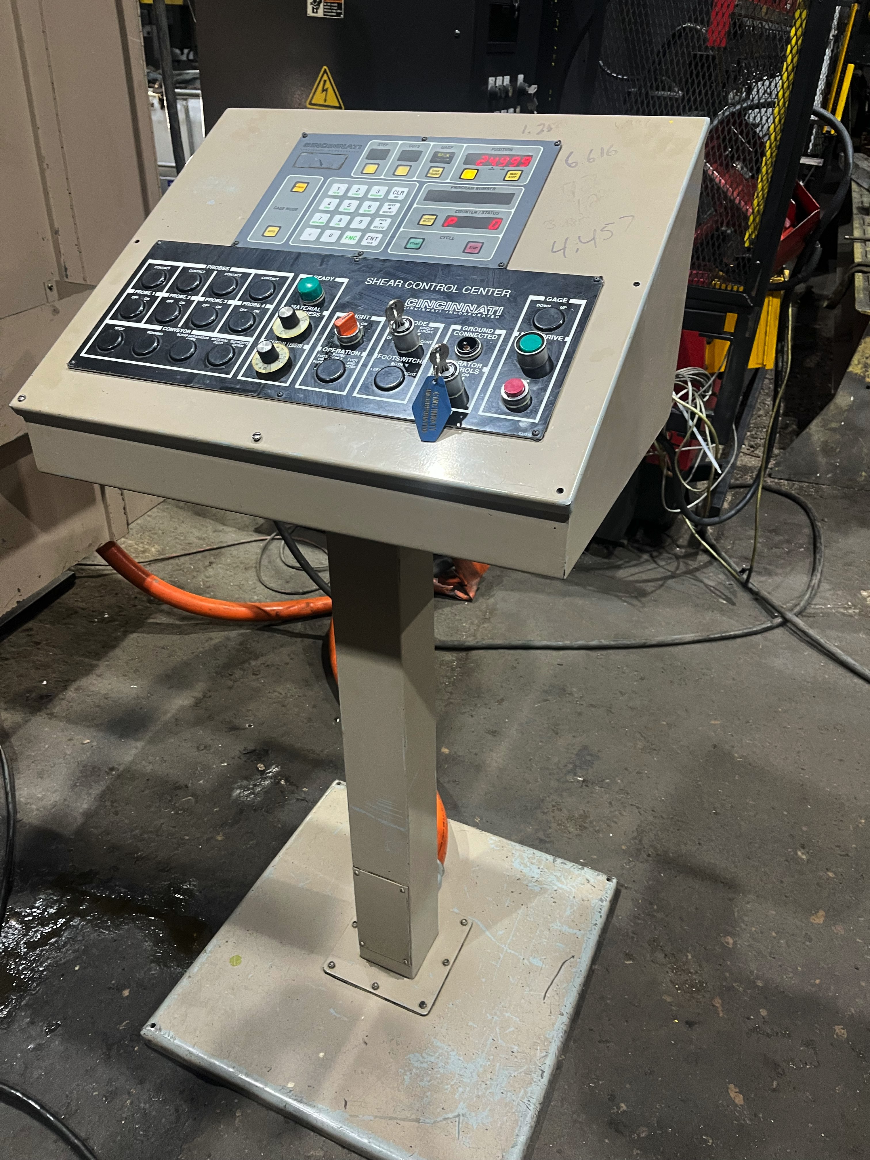 1/4” X 10’  Cincinnati 250HS10 Shear